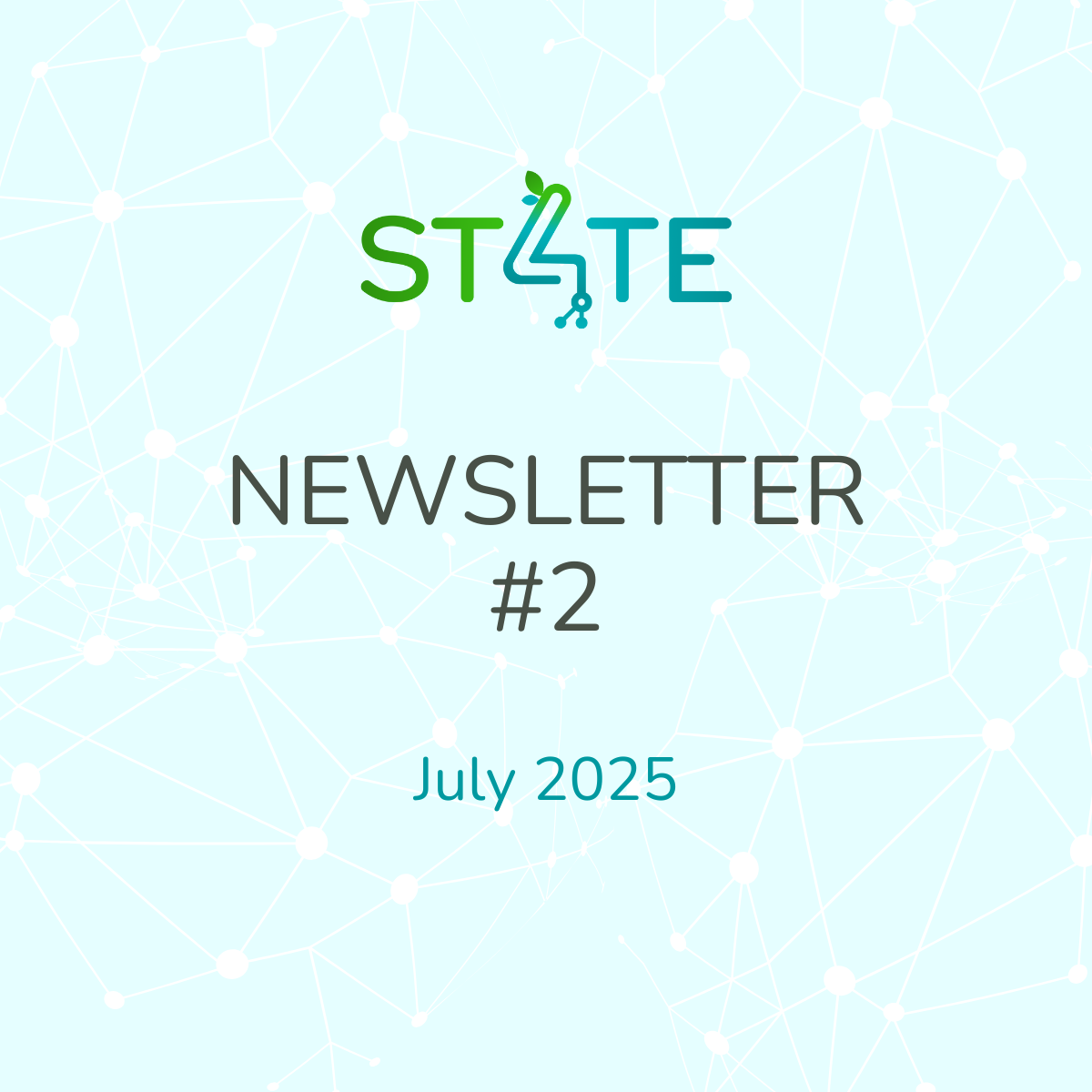 Cover image of the second ST4TE Newsletter